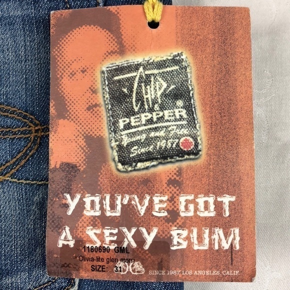 Bnwt - Vintage Chip & Pepper Olivia Lite Glen Morn GML Bootcut  High Rise Jeans - Picture 8 of 8